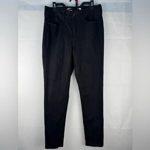 Seven 7 High Rise Skinny Tummyless Straight Leg Jeans Women’s Size 12 (32”)Black